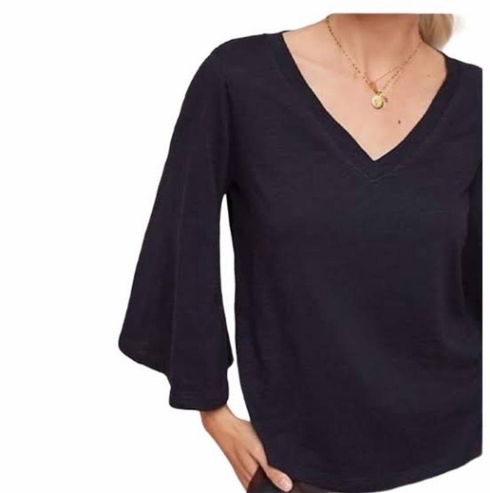 Anthro Meadow Rue XS Marquette Top